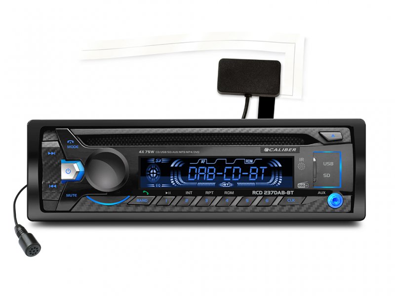 Autoradio mit Bluetooth und DAB+ – CD/DVD/USB/SD – RGB-Leds – Schwarz –  Caliber RCD237DAB-BT -  Ihrem Handels- und Vertriebspartner im  Bereich Elektronik